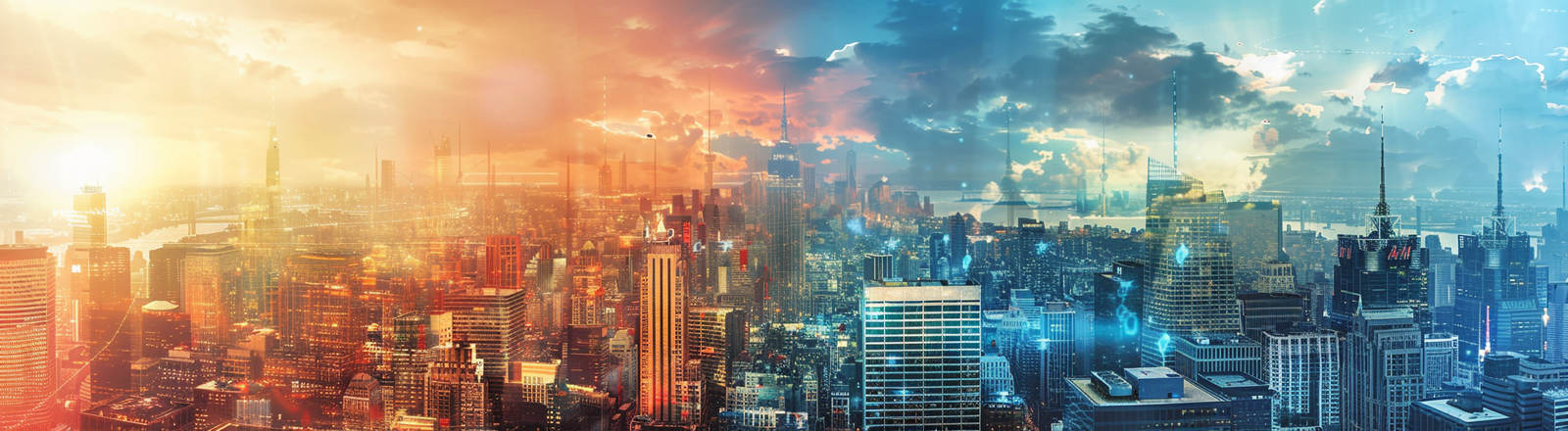 u7996237426 a futuristic cityscape split screen style left si a19b7b90 71da 482c be35 97b969ad15bc 1