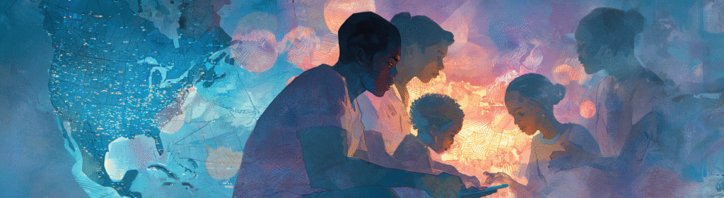 u7996237426 a lyrical editorial image of families in differen 76ece567 1835 46ff 9968 baecb9d777d6 0