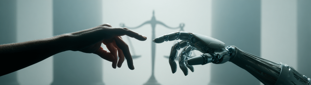 u7996237426 human hand reaching toward a robotic hand in a co 48b475dc 7ed6 4db7 8b0f 33508624e7d9 0