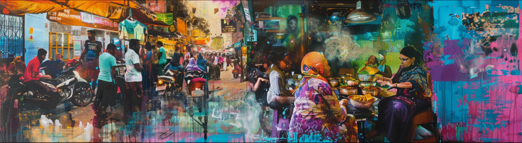 u7996237426 vivid collage of multicultural urban life street ffc0fcde 7203 4965 900d bf596d94cb14 2