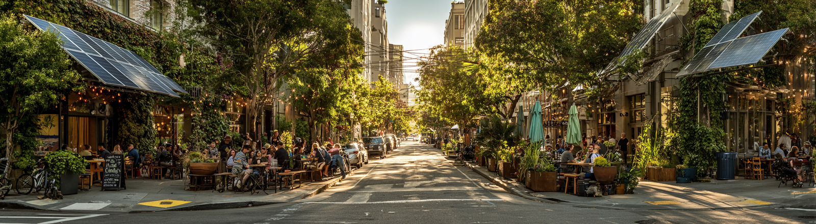 u7996237426 bustling urban street lined with greenery solar p f992ccfd c716 4687 a2aa cac548176274 2