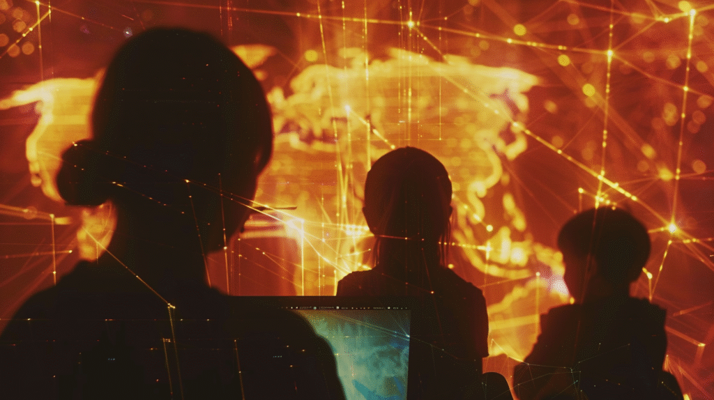 u7996237426 family faces illuminated by laptop glow during a 65dbe990 6727 4a2f 878b 26f48e00e301 2