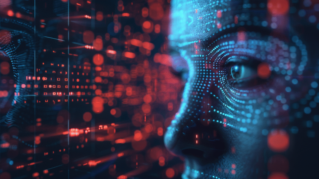 u7996237426 futuristic login screen dissolving into fingerpri 67b2a0bf 14e7 4a11 ac4f 3f17eaf759bb 2