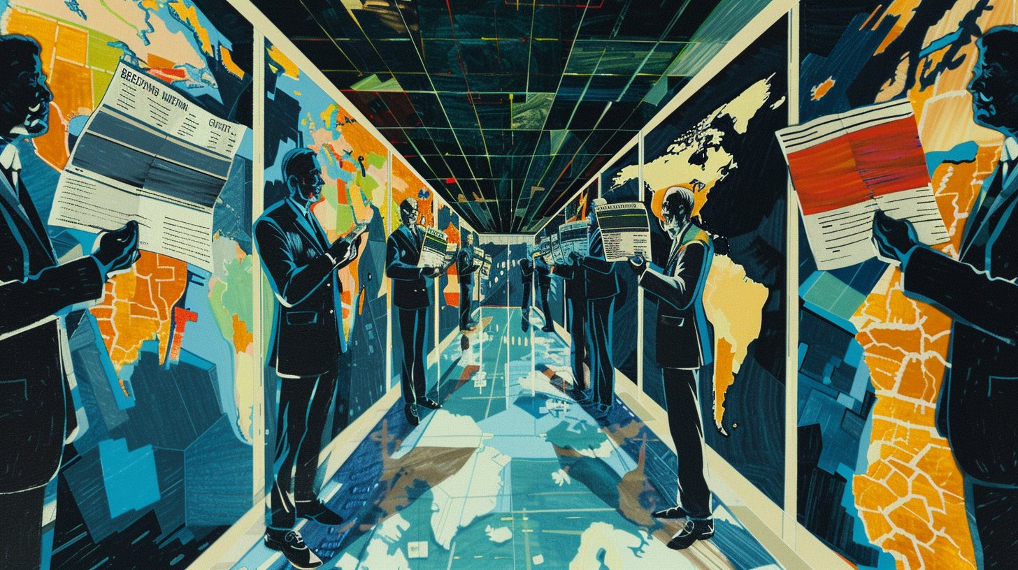 u7996237426 boardroom borders editorial surreal illustration 445d6ae5 6cfa 465e b2c2 499ae6872e21 3