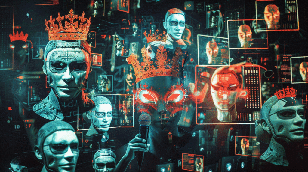 u7996237426 surreal editorial collage of avatars and digital 34480644 b575 4714 a7f6 60d2ce844955 1